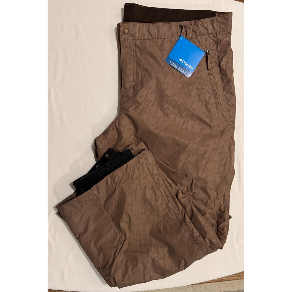 Columbia Women's Galaxy Groove Pant - Brown - Size 3X - Omni Tech Snow - NEW